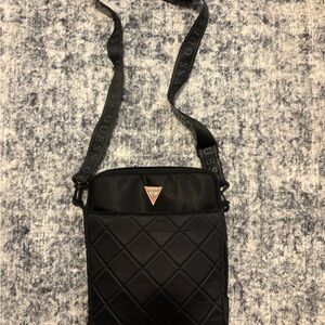 GUESS Black Quilted LAPTOP Bag